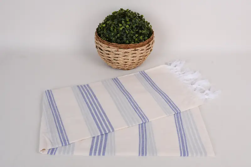 Monogram Turkish Towel, Cute Beach Towel, Turkish Towel USA, Guest Towel, Engagement Gift, Personalized Beach Towel, 70x40 Cotton Striped Towel - 4