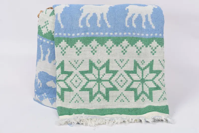 Custom Name Towel, Unique Gift, Gifts For Him, 76x38 Cotton Deer Patterned Towel, Personalized Towel, Hammam towel, Soft and absorbent Turkish towel - 5