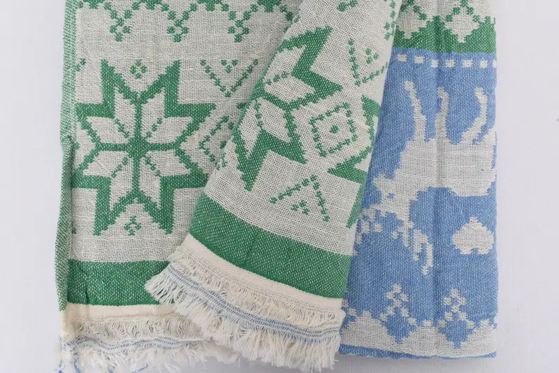 Custom Name Towel, Unique Gift, Gifts For Him, 76x38 Cotton Deer Patterned Towel, Personalized Towel, Hammam towel, Soft and absorbent Turkish towel - 8