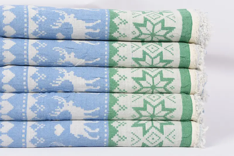 Custom Name Towel, Unique Gift, Gifts For Him, 76x38 Cotton Deer Patterned Towel, Personalized Towel, Hammam towel, Soft and absorbent Turkish towel - 4