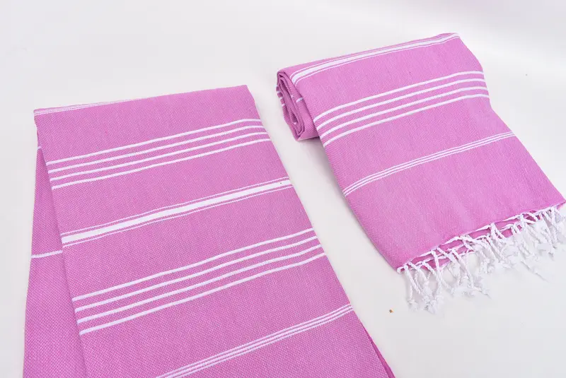 Gym Towel, Wedding Gift, Scarf Towel, Miami Bachelorette Party Favors, 70x40 Cotton Striped Towel, Bridal Shower Gifts, Sand-free towel, Thin towel - 7
