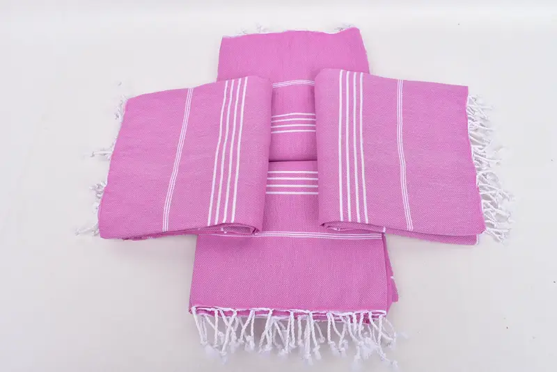 Gym Towel, Wedding Gift, Scarf Towel, Miami Bachelorette Party Favors, 70x40 Cotton Striped Towel, Bridal Shower Gifts, Sand-free towel, Thin towel - 6