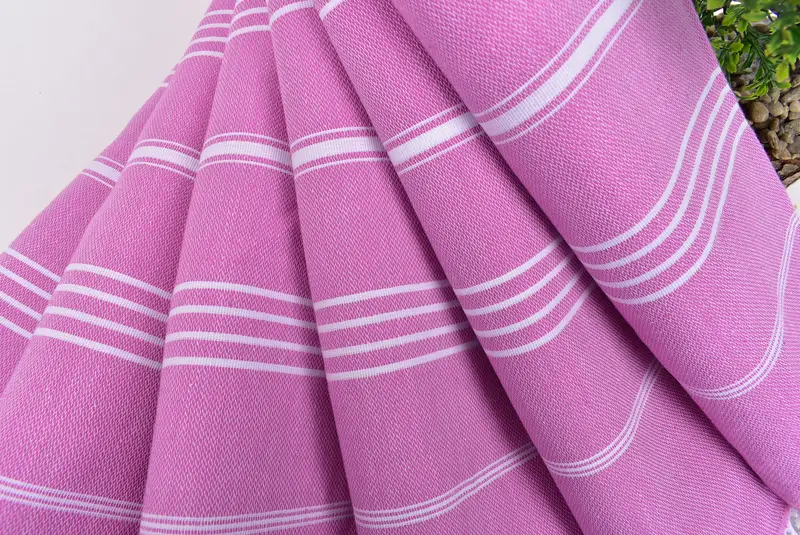 Gym Towel, Wedding Gift, Scarf Towel, Miami Bachelorette Party Favors, 70x40 Cotton Striped Towel, Bridal Shower Gifts, Sand-free towel, Thin towel - 5