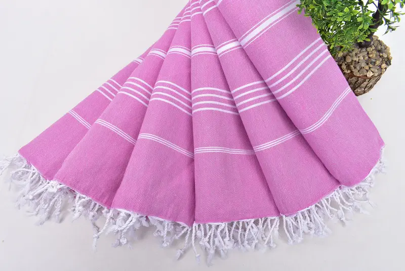 Gym Towel, Wedding Gift, Scarf Towel, Miami Bachelorette Party Favors, 70x40 Cotton Striped Towel, Bridal Shower Gifts, Sand-free towel, Thin towel - 4