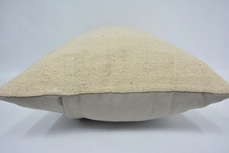 Shabby Chic Pillow Sham, Vintage Pillow, Muted Cushion, Boho Pillow, Interior Designer Pillow, 16x24 Beige Pillow Sham, Pillow Cover - 5