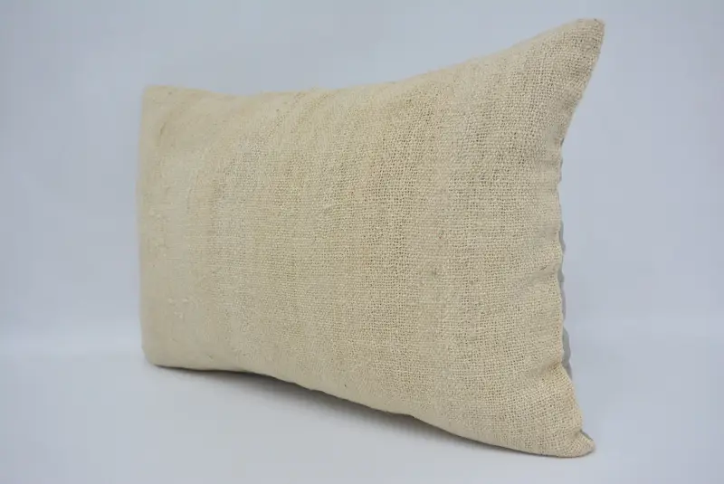 Shabby Chic Pillow Sham, Vintage Pillow, Muted Cushion, Boho Pillow, Interior Designer Pillow, 16x24 Beige Pillow Sham, Pillow Cover - 4