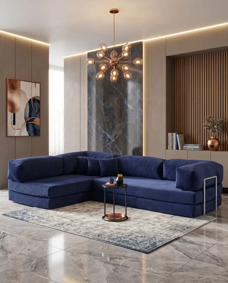 Reading Sofa, Guest Seating, Flexible Sofa, Convertible Sofa, Deep Seat Sofa, Plush Sofa, Modular Sofa Seat, Velvet Floor Couch, Low Seating Sofa product image
