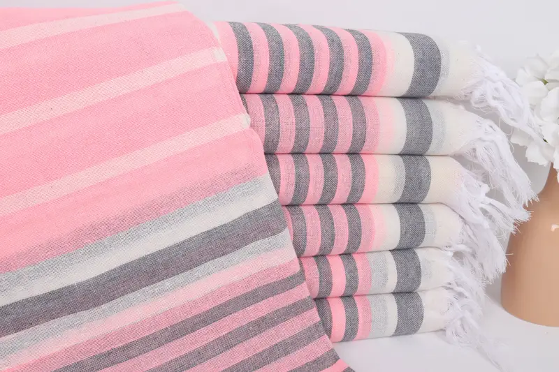 Sand-free towel, Fouta towel, Gift For Best Friend, Pool Towels, 68x40 Cotton Striped Towel, Monogram Beach Towel, Arizona Bachelorette Party Favors - 1