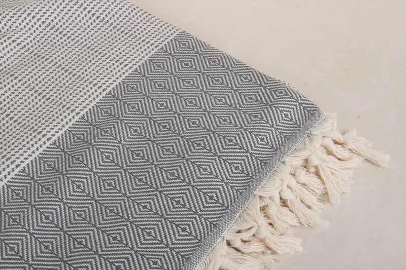 Boho Throw Blankets, Bride Gift, Bachelorette Gifts, Halloween Blanket, Personalized Blanket, Turkish Blanket Queen, 80x70 Cotton Diamond Towel - 4
