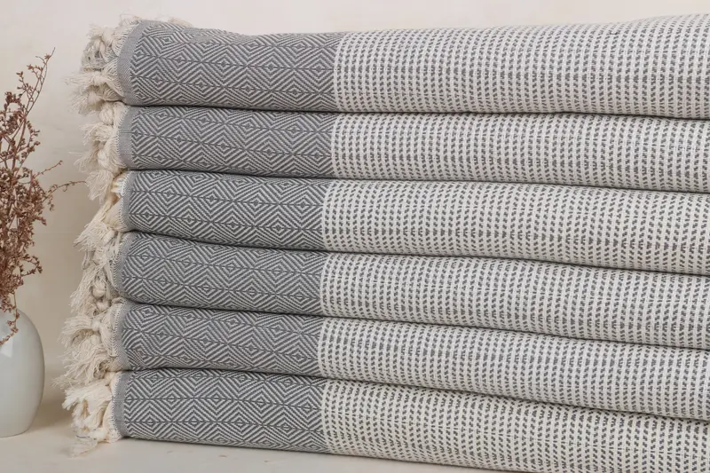 Boho Throw Blankets, Bride Gift, Bachelorette Gifts, Halloween Blanket, Personalized Blanket, Turkish Blanket Queen, 80x70 Cotton Diamond Towel - 2