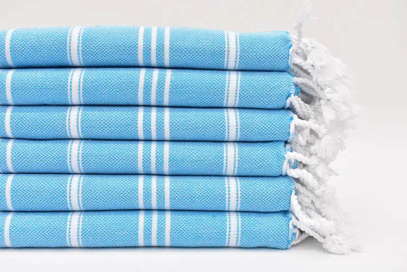 Turkish Hand Towel, Wedding Gift Kitchen Towel, Wedding Favors, Bachelorette Party Favors, 40x24 Cotton Striped Towel, Personalized Hand Towel - 1