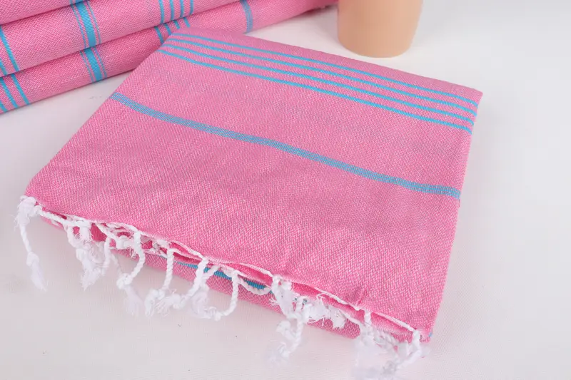 Personalized Gift, Bridesmaid Gift Towel, Baby Boy Gift, Holiday Towel, Bridal Shower Gift, 70x40 Cotton Striped Towel, Turkish Towel Monogram - 5