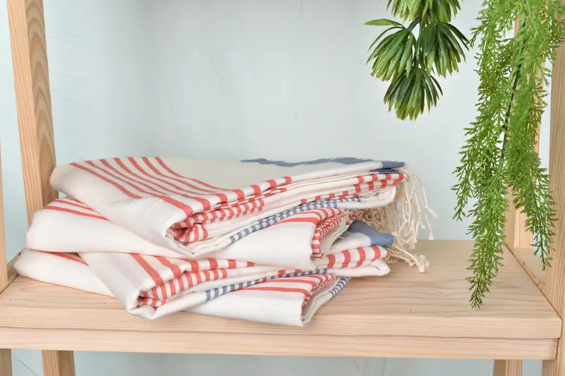 Gift For Him, Cute Beach Towel, 70x40 Cotton Striped Towel, Personalized Gift, Handmade Gift, Gym Towel, Luxury towel, Luxury Turkish Bath Towel - 7