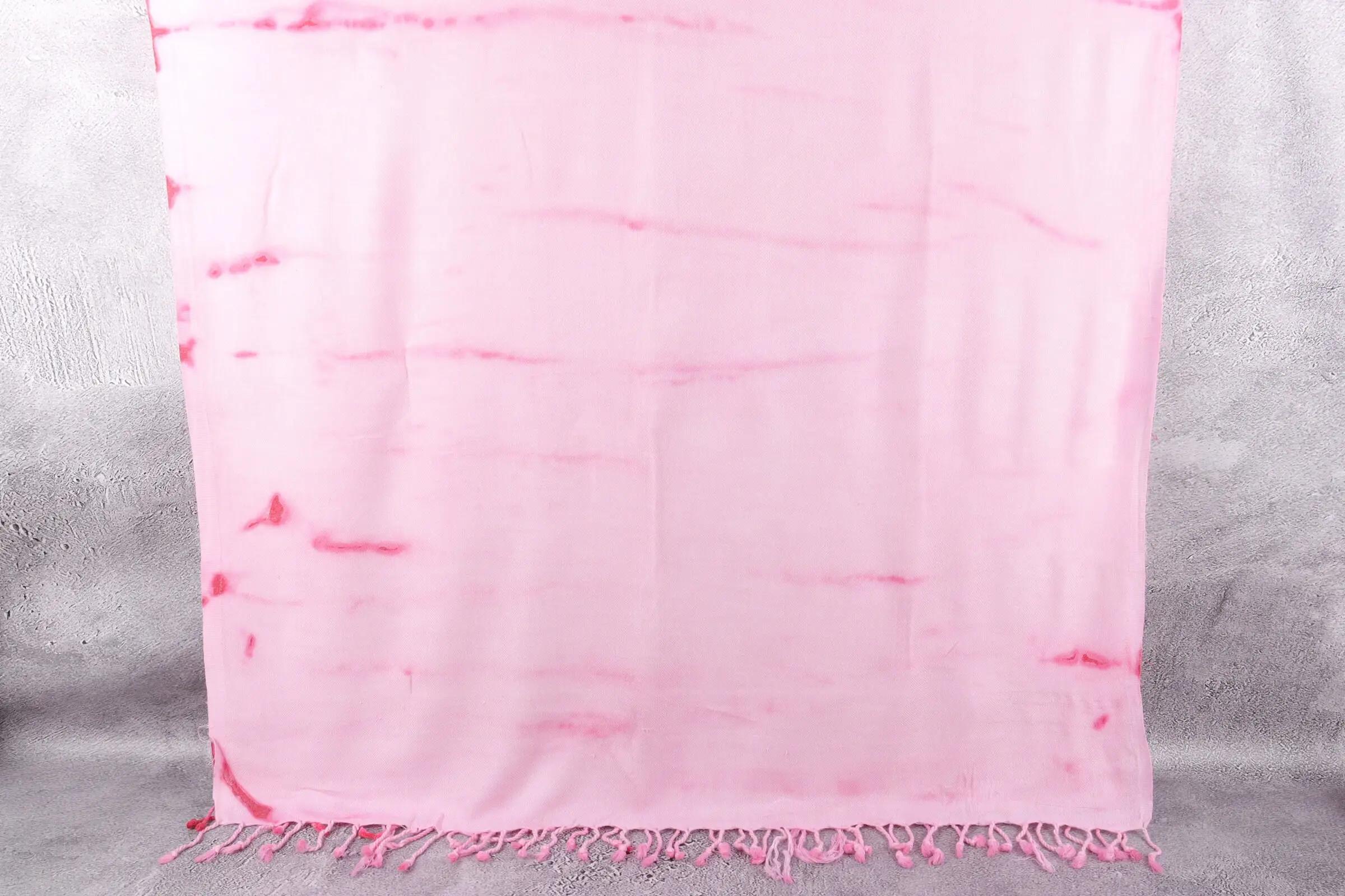 Personalized Turkish Towel Tie Dye, White and Pink, 38x71 Inches - 1