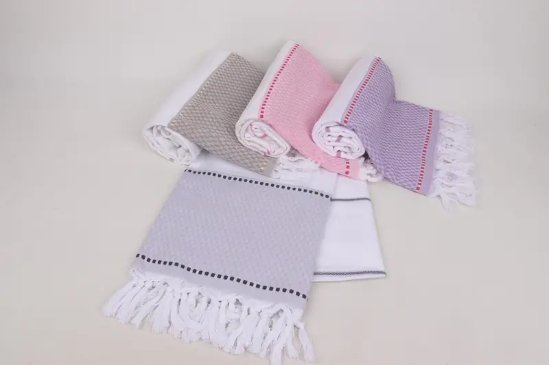 Towel With Name, 70x40 Cotton Striped Towel, Gifts For Him, Wedding Day Gift For Bride, Monogrammed Beach Towel, Yoga Towel, Bachelorette Party Gift - 4