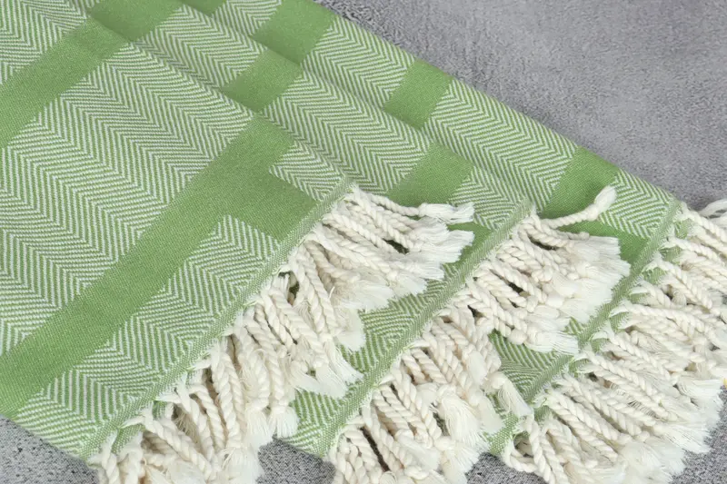 Quick-dry towel, Best Wedding Gift, Best Beach Towel, 68x38 Cotton Chevron Towel, Xmas Gifts, Best Friend Wedding Gift, Absorbent Turkish towel - 6