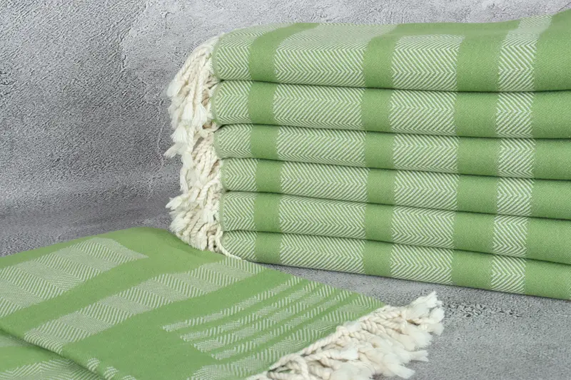 Quick-dry towel, Best Wedding Gift, Best Beach Towel, 68x38 Cotton Chevron Towel, Xmas Gifts, Best Friend Wedding Gift, Absorbent Turkish towel - 3