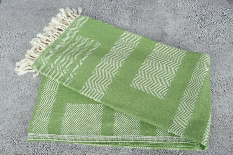 Quick-dry towel, Best Wedding Gift, Best Beach Towel, 68x38 Cotton Chevron Towel, Xmas Gifts, Best Friend Wedding Gift, Absorbent Turkish towel - 7