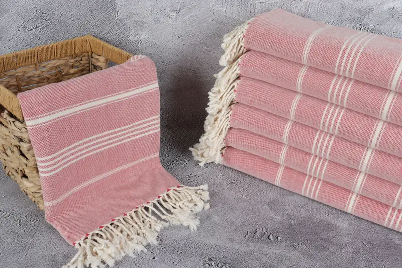 Wedding Favors, 68x40 Cotton Striped Towel, Travel Towel, Girls Weekend Getaways Ideas, Personalized Gifts, Welcome Wedding Gift, Bath towel - 3