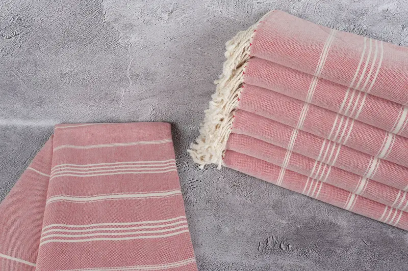 Wedding Favors, 68x40 Cotton Striped Towel, Travel Towel, Girls Weekend Getaways Ideas, Personalized Gifts, Welcome Wedding Gift, Bath towel - 2