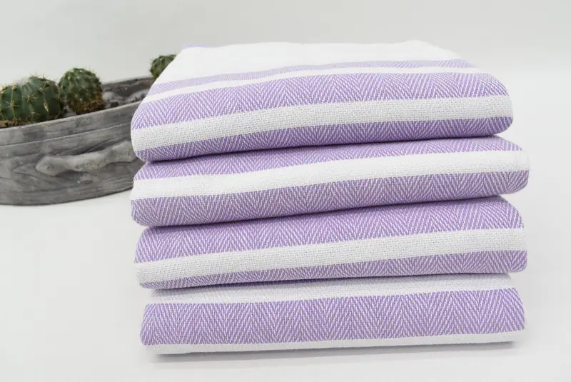 Bridal Party Gifts, Turkish Towel Beach, 70x40 Cotton Herringbone Towel, First Wedding Anniversary Gift, Quick-dry towel, Soft towel, Spa Towel - 7