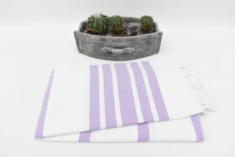 Bridal Party Gifts, Turkish Towel Beach, 70x40 Cotton Herringbone Towel, First Wedding Anniversary Gift, Quick-dry towel, Soft towel, Spa Towel - 3