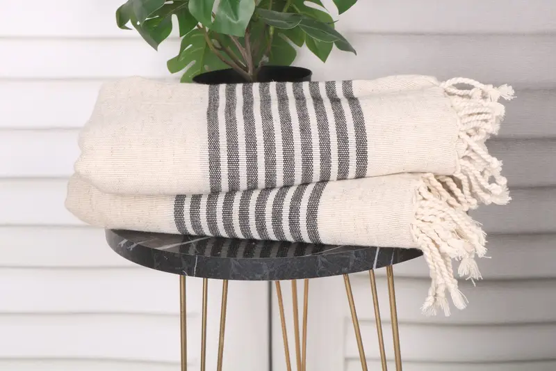 Peshtemal Towel, 70x38 Linen Striped Towel, Arizona Bachelorette Party Favors, Absorbent towel, Wedding Towel, Unique Gift, Personalized Beach Towel - 3