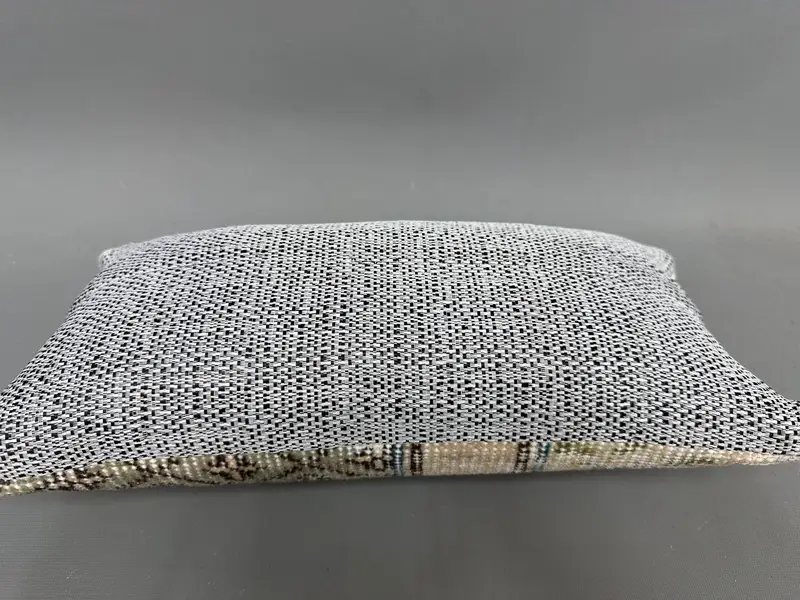 Kilim Cushion Sham, Muted Pillow Sham, 8x16 Beige Cushion Case, Boho Pillow, Cushion Cover, Bohemian Cushion Cushion, Ethnical Kilim Rug Pillow - 7