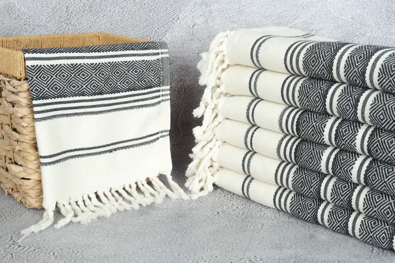 Personalized Kitchen Towel, Monogram Kitchen Towel, Unique Gift, Bridal Shower Gift, Turkish Hand Towel, Best Friend Wedding Gift, Bulk Order Towel - 3