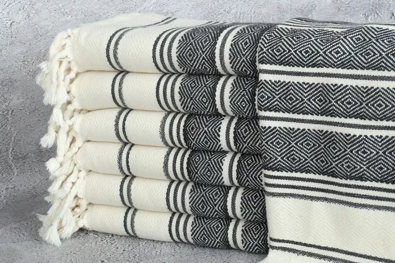 Personalized Kitchen Towel, Monogram Kitchen Towel, Unique Gift, Bridal Shower Gift, Turkish Hand Towel, Best Friend Wedding Gift, Bulk Order Towel - 1