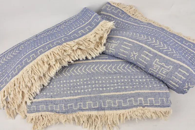 Beach Wedding Favor, 92x80 Cotton Ethnic Design Towel, Tablecloth, Baby Boy Gift, Throw Blanket Couch, Turkish Cotton Throw Blanket, Turkish Blanket - 6
