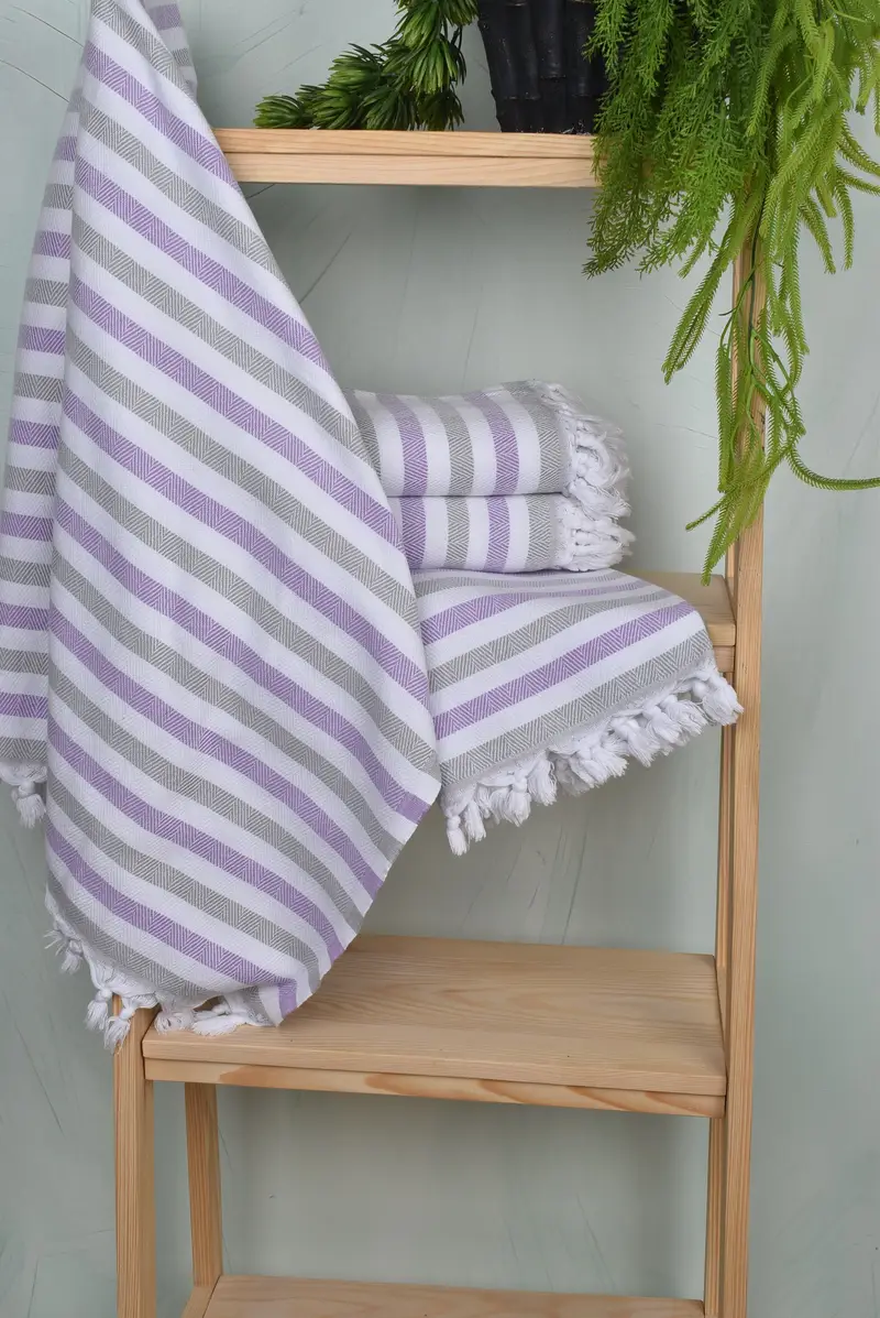 Embroidery Towels, 64x40 Cotton Striped Towel, Fouta towel, Beach Towel Bulk, Bachelor Bachelorette Party Favors, Turkish bath towel for spa - 6
