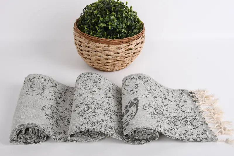 Summer Gift, Personalized Kitchen Towel, Monogram Dish Towel, Small Bath Towels, 36x18 Cotton Carretta Patterned Towel, Personalized Dish Towel - 8