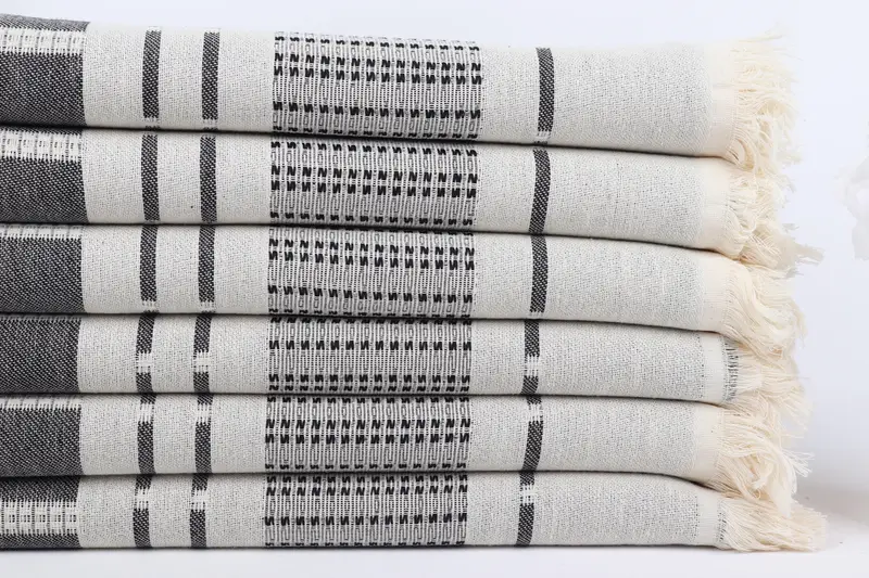 68x36 Cotton Striped Towel, Organic Towel, Maid Of Honor Gift, Beach towel, Personalized Turkish Beach Towel, Turkish hand towel, Turkish bath towel - 3