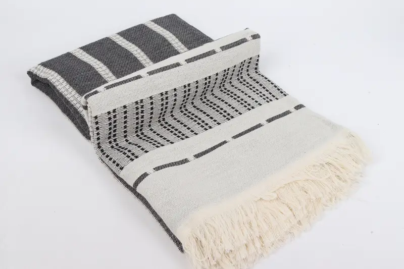 68x36 Cotton Striped Towel, Organic Towel, Maid Of Honor Gift, Beach towel, Personalized Turkish Beach Towel, Turkish hand towel, Turkish bath towel - 6