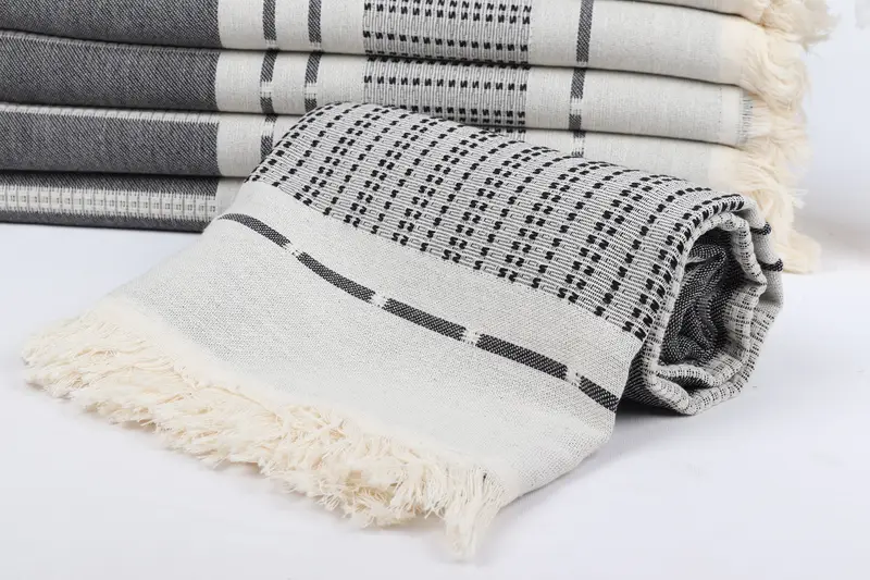 68x36 Cotton Striped Towel, Organic Towel, Maid Of Honor Gift, Beach towel, Personalized Turkish Beach Towel, Turkish hand towel, Turkish bath towel - 4