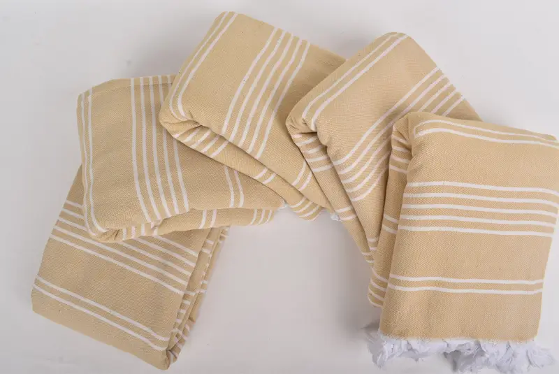 96x70 Cotton Striped Towel, Shower Curtain, Merry Christmas Gifts, Boho Throw Blankets, Beach Theme Wedding Gift, Monogram Blanket, Bridesmaid Gifts - 4