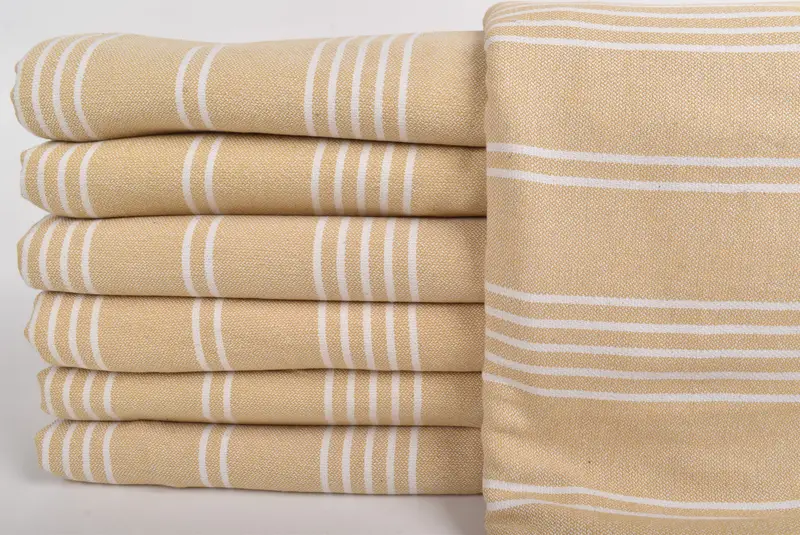 96x70 Cotton Striped Towel, Shower Curtain, Merry Christmas Gifts, Boho Throw Blankets, Beach Theme Wedding Gift, Monogram Blanket, Bridesmaid Gifts - 3
