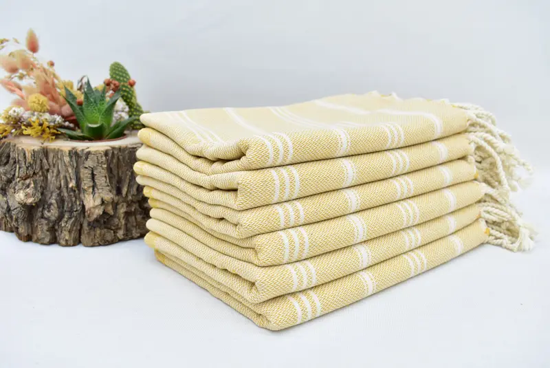 Wedding For Favor, 36x24 Cotton Striped Towel, Decorative Towel, Beach Wedding Favor, Personalized Kitchen Towel, Turkish Hand Towel, Wedding Gift - 5