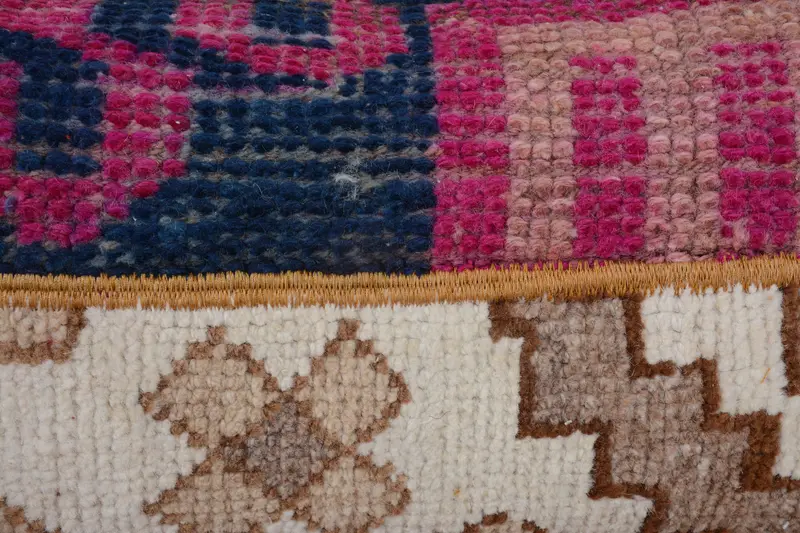 Vintage Kilim Throw Pillow, Cushion Cover, Home Decor Pillow, 12x24 Purple Pillow Case, Kilim Cushion Sham, Nomadic Pillow Case - 3