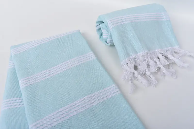 Embroidery Towel, 70x30 Cotton Striped Towel, Family Gift, Monogram Beach Towel, Turkish bath towel, Wedding Hand Made Gift, Turkish towel - 7