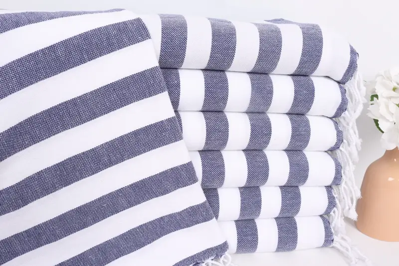 44x20 Cotton Striped Towel, Best Friend Wedding Gift, Kitchen Towel, Gifts For Him, Personalized Gift, Spa Gift, Wedding Gift, Guest Towel - 1