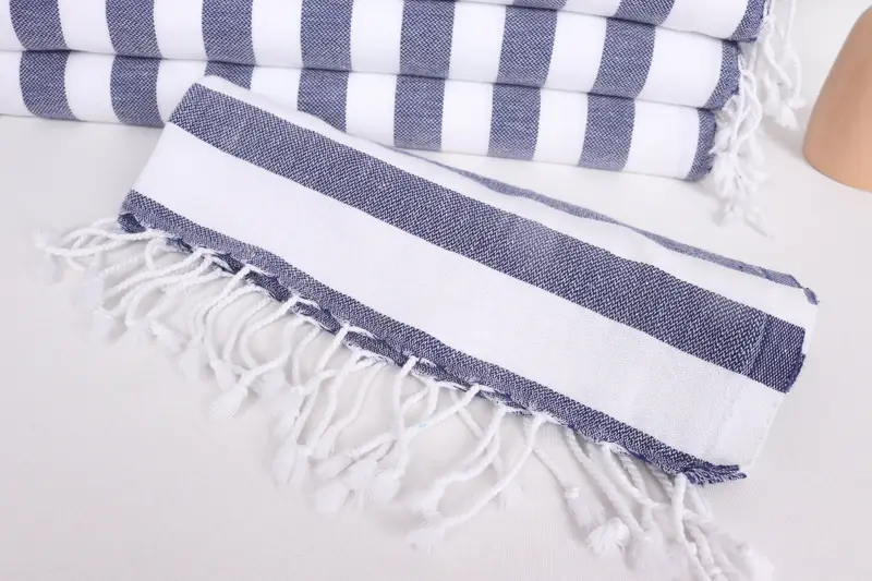 44x20 Cotton Striped Towel, Best Friend Wedding Gift, Kitchen Towel, Gifts For Him, Personalized Gift, Spa Gift, Wedding Gift, Guest Towel - 4