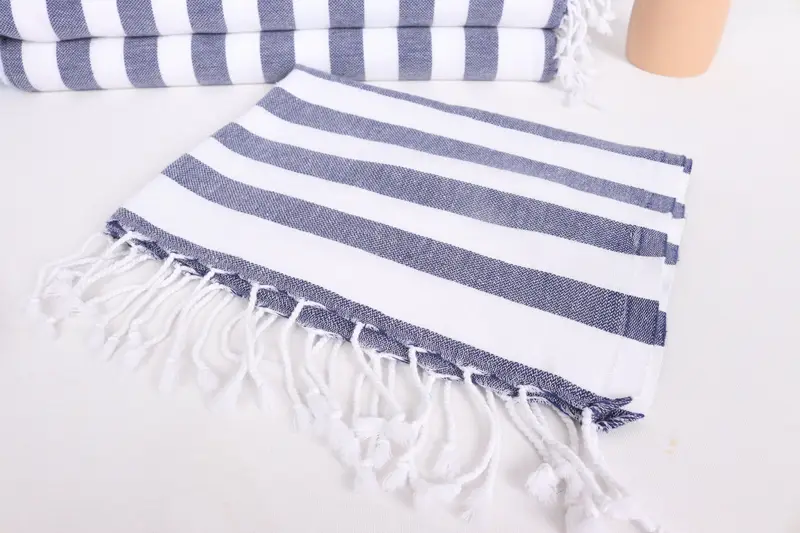 44x20 Cotton Striped Towel, Best Friend Wedding Gift, Kitchen Towel, Gifts For Him, Personalized Gift, Spa Gift, Wedding Gift, Guest Towel - 5