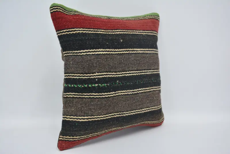 Home Decor Pillow, Cushion Case, 12x12 Black Cushion Case, Boho Pillow Sham Cover, Pet Pillow, Personalized Gift Pillow Pillow, Gift Pillow - 3