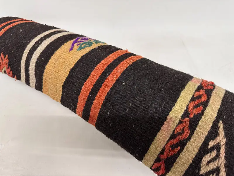 Pillow Case, Interior Designer Pillow, 12x43 Brown Cushion Case, Accent Throw Cushion Cover, Home Decor Pillow, Throw Kilim Pillow, Authentic Pillow - 6