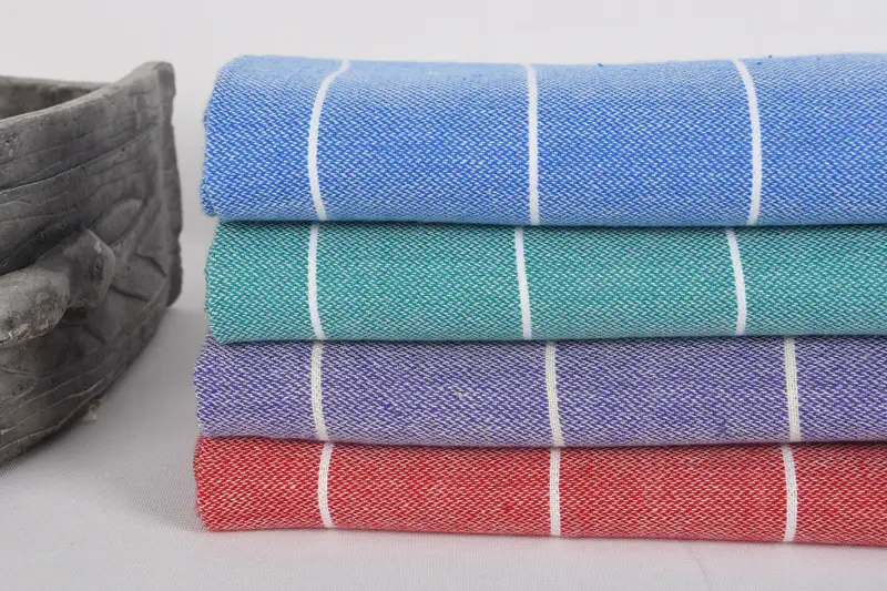Turkish Towel Monogram, Wedding Gift, Turkish Hand Towel, Summer Towel, Custom Gifts, Turkish Towel Hand Towel, 40x24 Cotton Striped Towel - 3