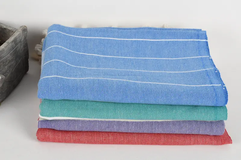 Turkish Towel Monogram, Wedding Gift, Turkish Hand Towel, Summer Towel, Custom Gifts, Turkish Towel Hand Towel, 40x24 Cotton Striped Towel - 5