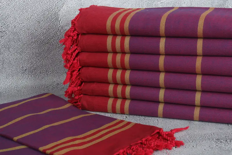 Bulk Order Towel, Hammam Towel USA, Bathroom Towel, Turkish towel, Personalized Turkish Towel, Large Turkish Towel, 68x32 Cotton Striped Towel - 2