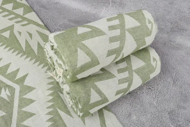 76x40 Cotton Geometric Towel, Merry Christmas Gifts, Custom Wedding Gift, Turkish beach towel, Luxury Beach Towel, Bachelorette Party Favors - 8